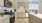 a kitchen with wooden cabinets